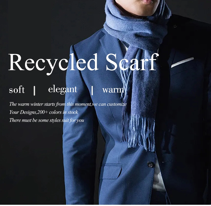 Wholesale Solid Winter Polyester Scarf for Unisex
